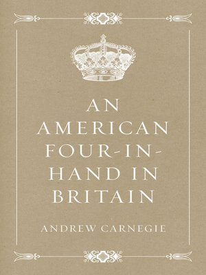 cover image of An American Four-in-Hand in Britain